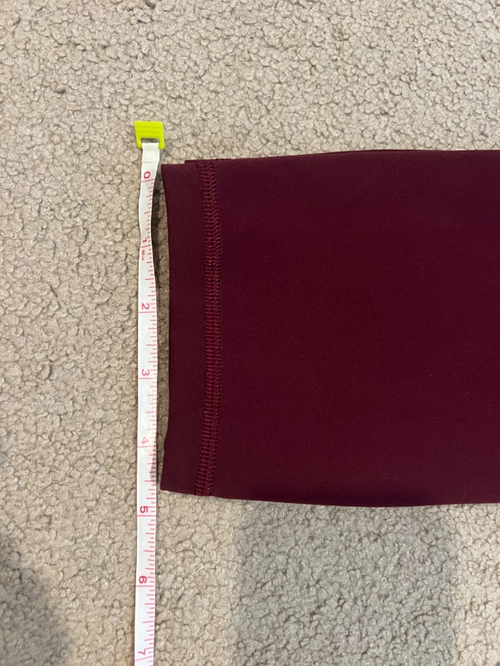 Lululemon Invigorate High-Rise Crop 23" Cassis Size 8 - Picture 13 of 14